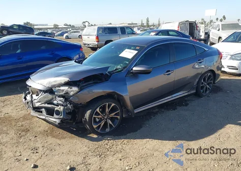 2020 Honda Civic Sport из США, поврежденный, VIN 2HGFC2F84LH542259
